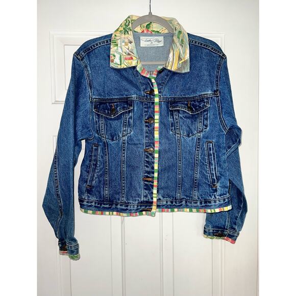 Tasha Polizzi for T.D. SaddleBlanket & Co. Denim Tapestry Jacket - Picture 1 of 8